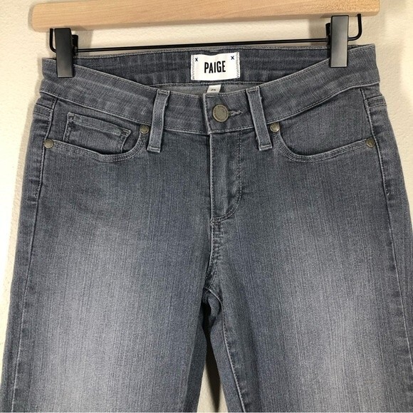 Paige Verdugo Ultra Skinny Jeans In Oxford Gray 25 - Picture 2 of 7